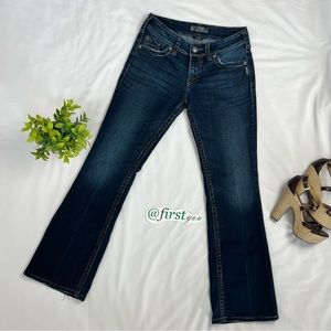 Silver Suki Superplus Blue Jeans Size W27 / L32
